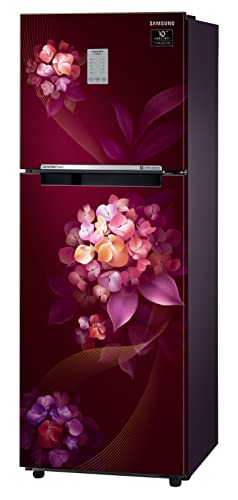 Image of Samsung 236L 2 Star Inverter Frost-Free Convertible 3 In 1 Double Door Refrigerator Appliance (RT28C3732HT /HL,Hydrangea Plum)