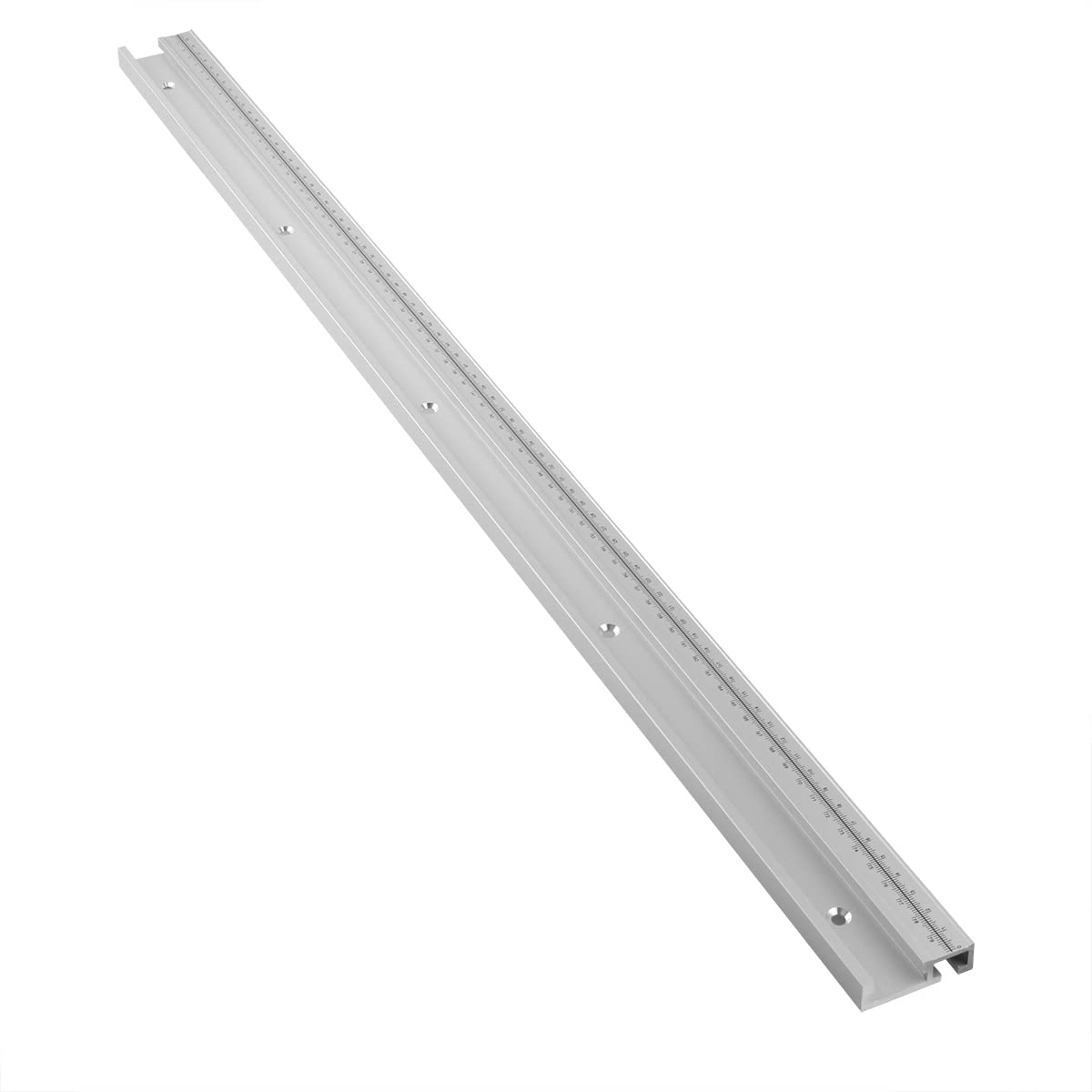 CNCMANS 45 Tipo T Ranura inclinada Carril en T 800 mm 45 mm Impresión deslizante de aleación de aluminio T ranura Riel ingletador 45 Tipo Riel en T, ranura en T de aluminio para carpintería