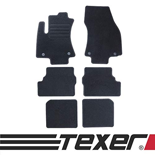 CARMAT TEXER Textil Fußmatten Passend für Opel Zafira A 7-Sitzer Bj. 1999-2005 Basic