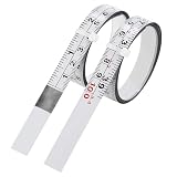 2-Pack Steel Self-Adhesive Measuring Tape, Imperial & Metric Stick-on Ruler, Left to Right and Right to Left Reading Tape Measure for Woodworking, Workbench, Table Saw, Drafting Table, 100cm/39Inch