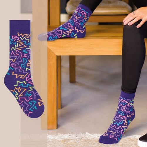 Kit 05 Pares de Meias Esportivas Femininas Academia Treino Funcional Ciclismo (Multicores, 34-39)