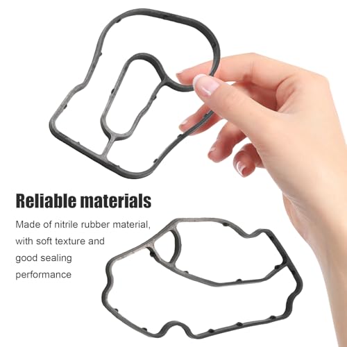 Vkinman 2Pcs 6421801410 Oil Filter Housing Gasket Kit, Replacement for Dodge Sprinter Replacement for Mercedes-Benz Replacement for Freightliner Sprinter, Replaces 926-365 - Thumbnail 2