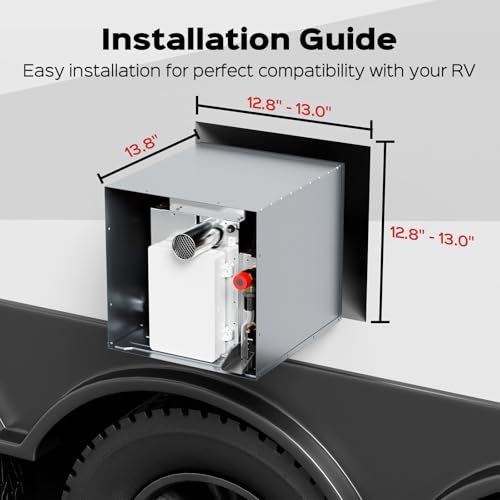 RVPart Pro RV Tankless Water Heater, Propane Gas On-Demand Hot Water, with Remote Control, DC 12V, CSA Certified, Compatible with All RVs by RVPart Pro - Image 2