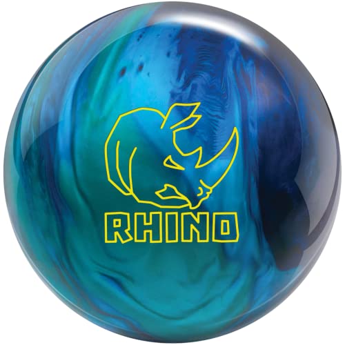 Brunswick Rhino Bowling Ball, Cobalt/Aqua/Teal, 11lbs