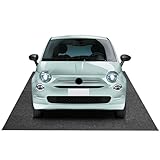 Kistrba Eindämmungsmatte 7’9 x 16’ Garagenbodenmatten, Garagenmatte Auto wasserdichte Hochleistungsmatten für Autos zum Schutz vor Regen, Schnee und Schlamm, Zum Beispiel für FIAT 500