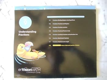 Paperback enVisionMATH Common Core/ Topic 9 Understanding Fractions/ Grade 3 Teacher's Edition Book