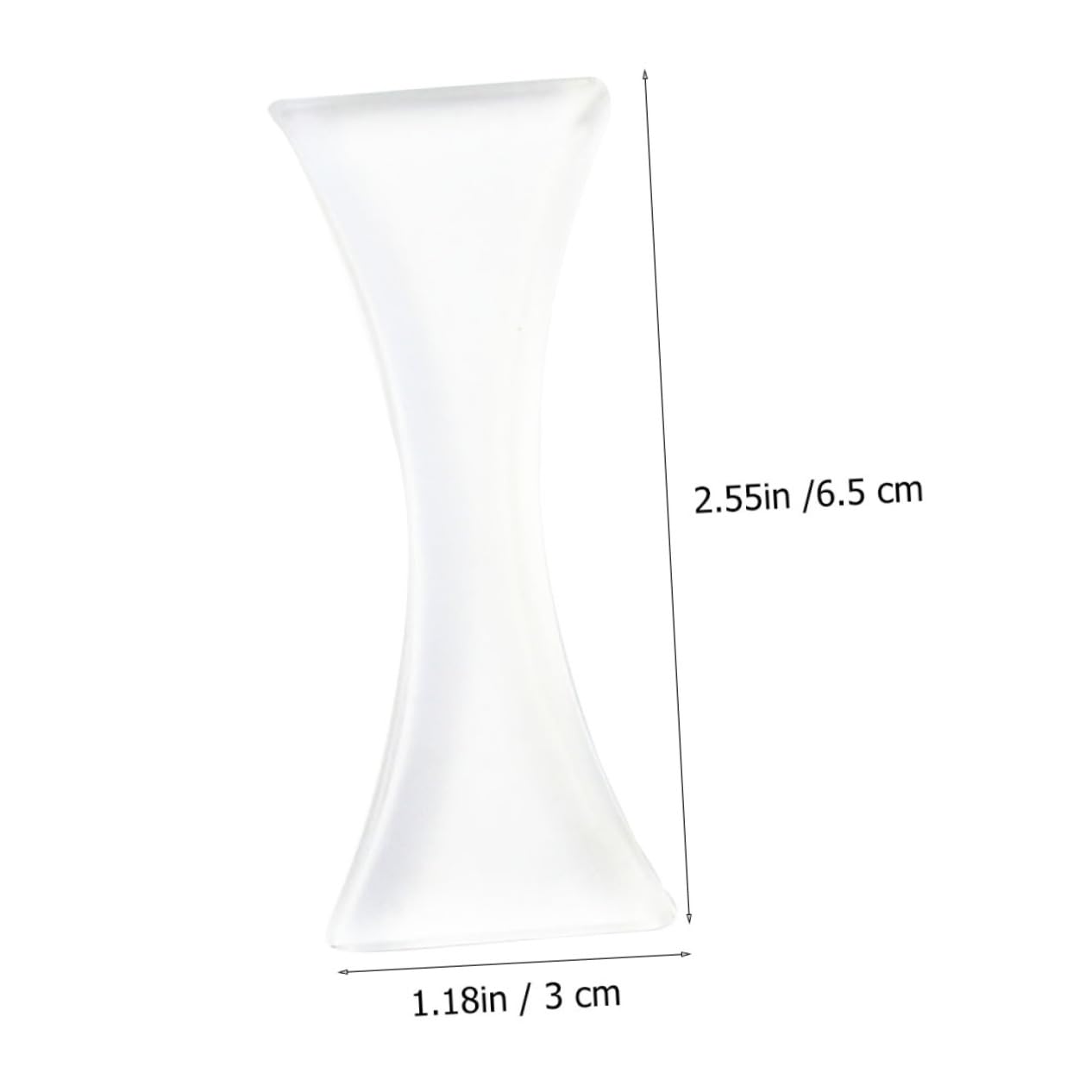 Cabilock Educational Physics Tool 2pcs Acrylic Concave Convex Lenses Double Concave Double Convex Sets