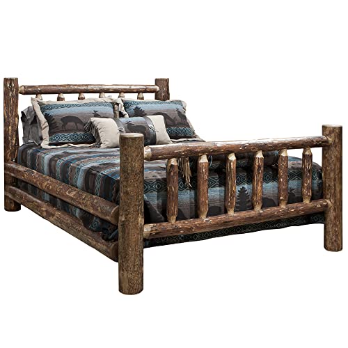 Montana-Woodworks-Glacier-Country-Collection-Bed-Sleigh-Queen-US-Standard-Stain-Clear-Lacquer-Finish Montana Woodworks Glacier Country Collection Bed Sleigh Queen US Standard Stain Clear Lacquer Finish