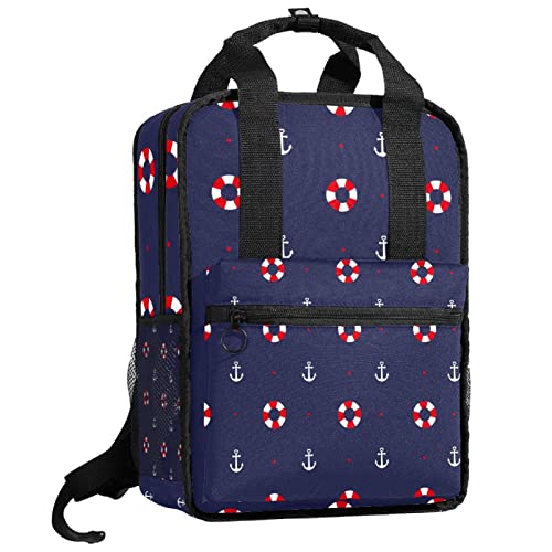 Cartable sac à dos pour garçon noir et rouge avec bretelles ajustables en taille unique