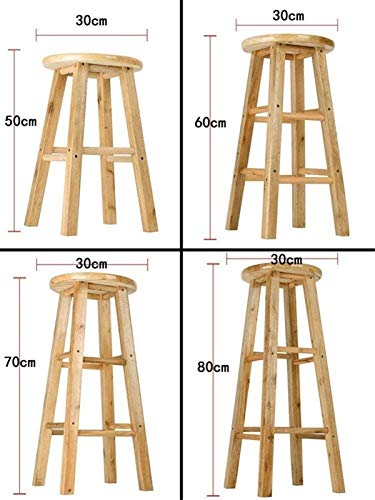 Taburete de madera para el hogar y cocina con funcion de silla alta 6