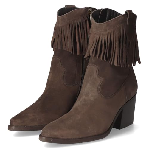 Bottines Paul Green 8249-029 en cuir suédé marron contre les pieds fatigués