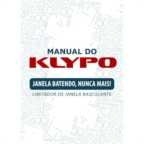 KLYPO MAX Limitador e Trava da Abertura de Janela Basculante Preto 18 cm