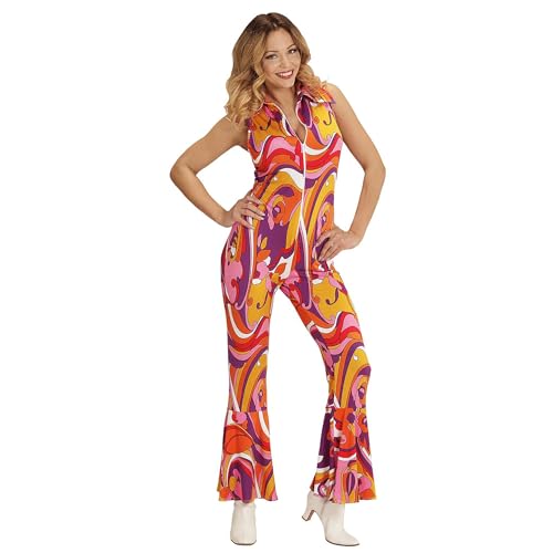 W WIDMANN MILANO Party Fashion - Costume des années 70 Combinaison, Disco Fever, Dancing Queen, costumes de carnaval