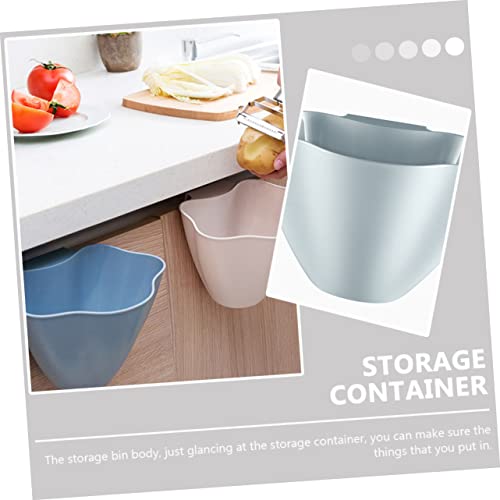 3 Canecas de Basura Colgantes Rectangulares de Plástico miniatura 5
