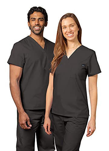 Adar Universal Unisex V Neck Tunic 1 Pocket (Available in 16 solid colors)
