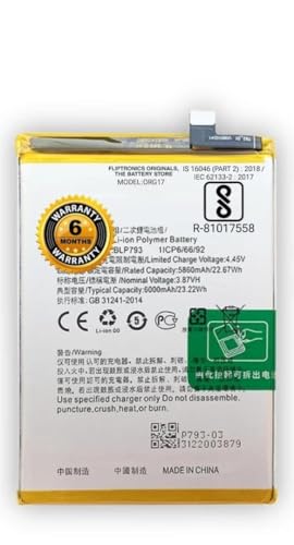 Image of Original BLP793 Battery for Realme Norzo 30A / Norzo 30 pro / C25 / C11 / C12 / C13 / C15 Battery with 6 Month Warranty ***(Y00000117)