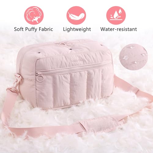Image of MYBAGZIGN Crochet Bag Organizer for Yarn & Hooks, Large Capacity Yarn Storage Bag with Yarn Holder Holes, Portable Crochet & Knitting Bag for Crocheting on the Go, Craft Travel Bag Gifts for Women