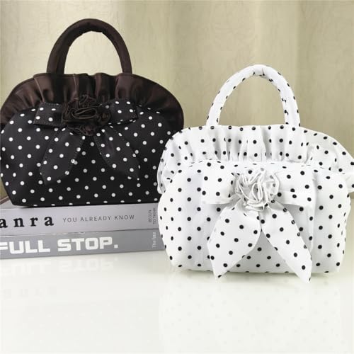 Mini Bolso Tote de Lunares para Mujer miniatura 2