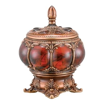 agnixnaf Polyresin Decorative Jewelry Box, Victorian Style, Ideal for Home Decoration or Storing Valuables