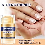 Keratin Nail & Cuticle Cream Treatment, Cuticle Remover Instant Cuticle Softener, Nail Strengthener Cream, Moisturizing Cuticle Cream Broken, Cracked Nail Care - Image 3