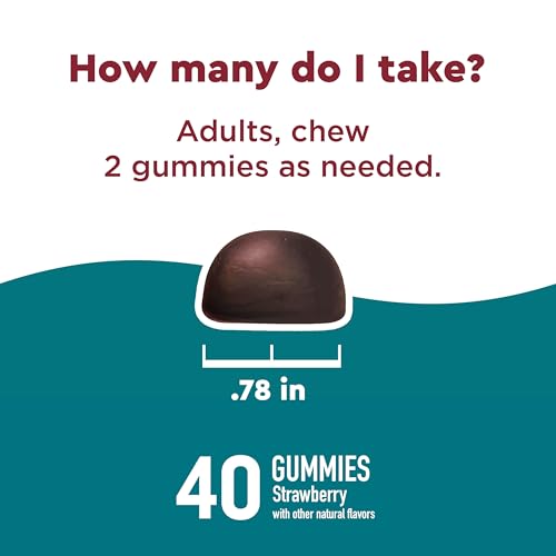 Nature Made Wellblends Stress Relief Gummies, L theanine 200mg to Help Reduce Stress, with GABA 100mg, Same Day Stress Support, 40 Strawberry Flavor Gummies - Image 5