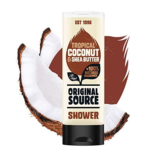 Original Source Shower Gel Set 4 x 250ml NEW Fragrance Fresh Sea Salt & Samphire, Sweet Rhubarb and Raspberry, Zingy Lime and Tropical Coconut & Shea Butter - Image 5
