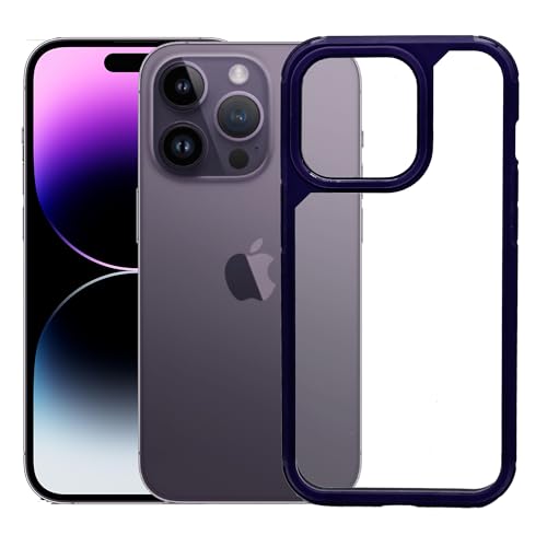 Amazon Basics Back Case Compatible with iPhone 14 pro | Hybrid material - TPU and PC | Non Yellow - Deep Purple (B0CZT613D5) Amazon Price History, Amazon Price Tracker