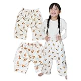 [Oeuf Soleil] おねしょズボン おねしょパンツ おねしょ おもらし 対策 (おねぽん 2枚セット 調整タイプ くま柄×うさぎ柄 Lサイズ 対象年齢:3歳〜5歳) 女の子 男の子 トイレトレーニング コットン100%生地 防水 漏れ防止 子供用パジャマ