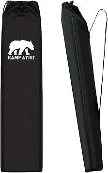 Kamp Ayısı® Large Alüminyum Katlanabilir Kamp ve Piknik Masası, Çantalı, Gri