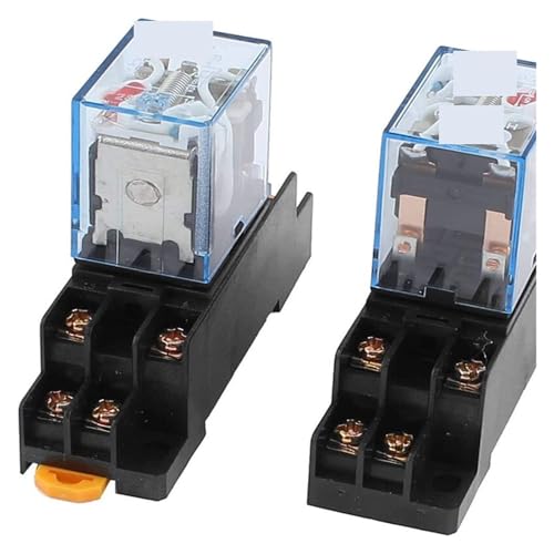 Relais de puissance MY2-AC 24V avec embase de fixation 10A pour circuit électrique