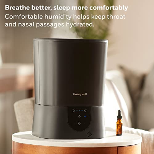 Honeywell Easy-to-Care Filter Free Warm Mist Humidifier, Medium Rooms, 1.5 Gallon Tank – Humidistat for Bedroom, Home or Office Black - Image 4