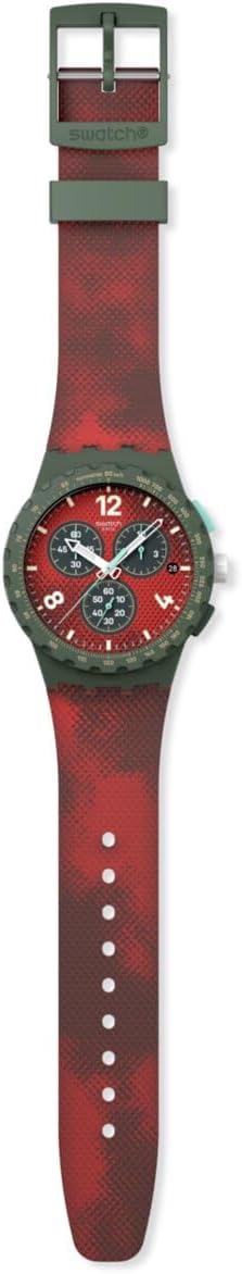 Swatch Chrono 42 Unisex Casual Watch Polymer Quartz Water Resistant