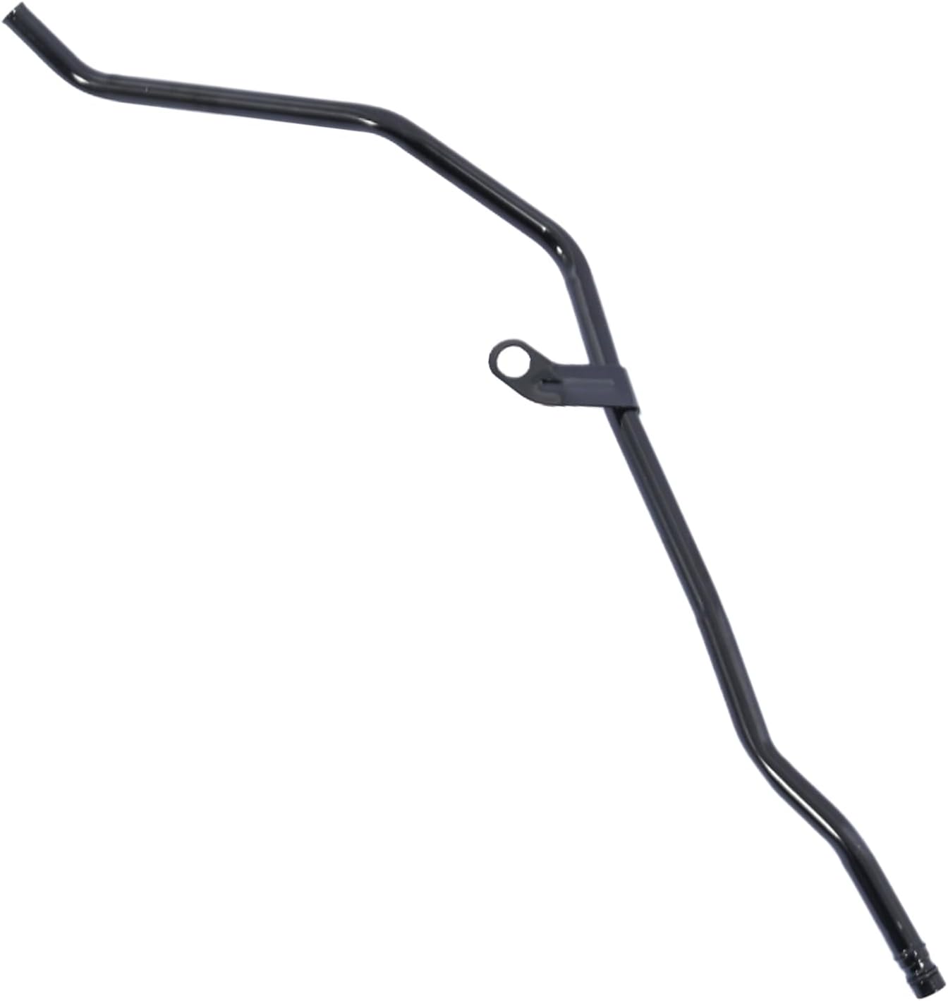 7L3Z-7A228-A Transmission Fluid Dipstick Tube Compatible with Ford F-150 Pickup w/ 4R70W Transmission 4.6L 2007 2008, Automatic Transmission Fluid Filler Tube Replacement, Metal Black