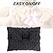 BNRendles Pacemaker Pillow Chemo Port Pillows for Mastectomy, Open Heart Surgery Recovery Gifts Breast Cancer Bypass Post Surgery Cushion, Minky Dot Black