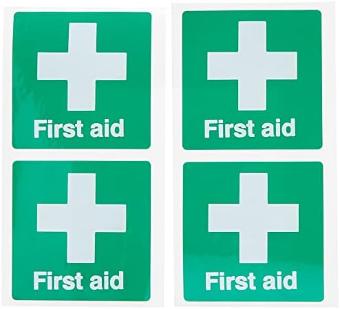 UK Safety Store First Aid Helmet Stickers 50 x 50 mm Self Adhesive ...