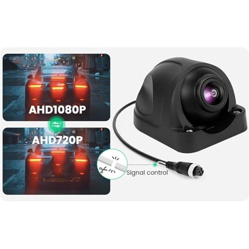 Caméra de recul AHD 1080p orientable à 360° avec vision nocturne Starlight