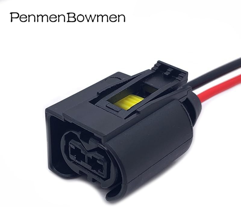 2 Pin Auto Ignition Coil High Voltage Package Plug Waterproof Electronic Connector With Cable 50290937 9441292 For Benz For BMW - (Color: 2Pin White, Package: 20 Pcs)