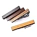 Newmind Mens Simple Wood Tie Clip Copper Fashion Necktie Clasp Tie Bar - Walnut, 4X0.6cm