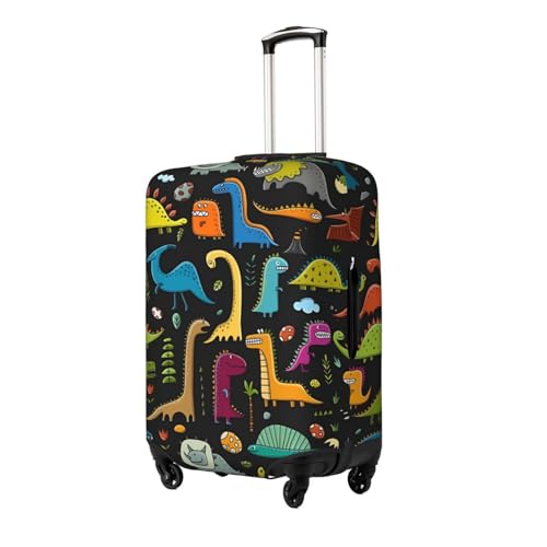 Funny Dinosaurs Travel Luggage Cover Suitcase Protector Bag,Anti-Scratch Fits 18-32 Inch Luggage,Suitcase Sleeve For Kid And Adult,Large2