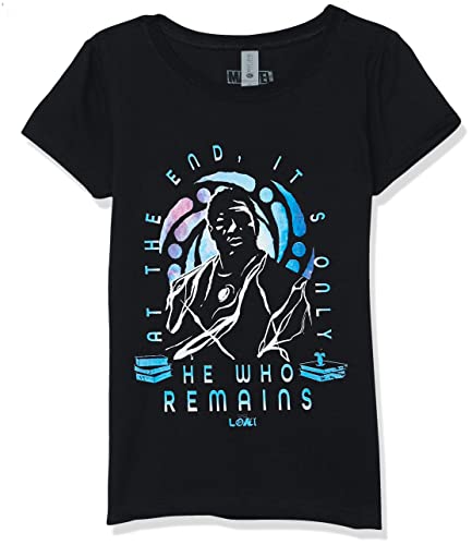 T-shirt Marvel fille grand confort He Who Remains en taille L noir