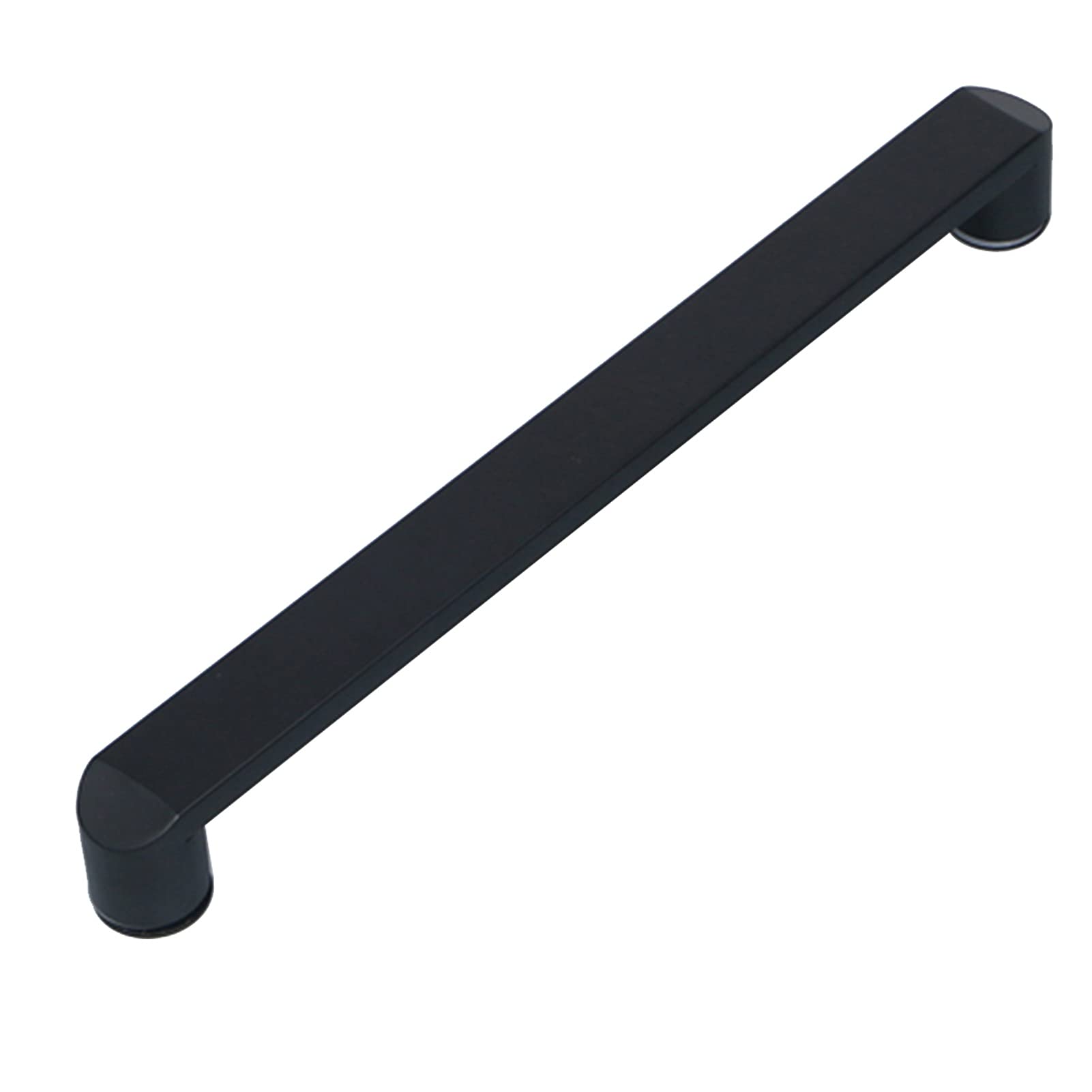 DFGHNBVC Matte Black Stainless Steel Shower Door Handle - Sturdy 300Mm Bathroom Pull Push Knob Towel Bar For Glass Doors, Interior Screen - Durable Stylish Home Upgrade,Black-500Mm