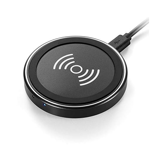 Anker Wireless Charger Charging Pad for iPhone X, iPhone 8 / 8 Plus, S9 / S9+, Note 8/S8/S8 Plus/S7/S7 Edge/S6/S6 Edge, Nexus 4/5/6/7, and Qi-Enabled Devices