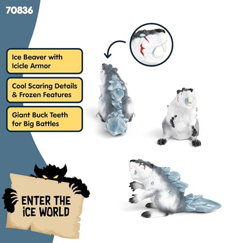 Image of Schleich Eldrador - Ice Rodant Toy Figurine - Kids Ages 7+ | 70836