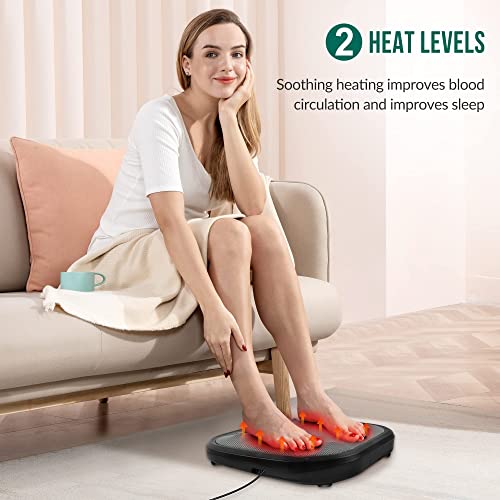 Foot Massager With Heat, Snalax Shlatsu Electic Foot Masager Machine For Plantar Fascits, Foot Warmer Massager For Neuropathy Paln And Circulatlon, Glits For Eldery, Men/Women #TOP3