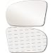 New Replacement Mirror Glass with FULL SIZE ADHESIVE for Mercedes-Benz C E AMG Class Driver Side View Left LH
