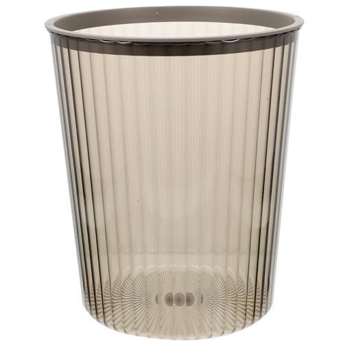 Caneca de basura gris de gran capacidad para dormitorio y baño