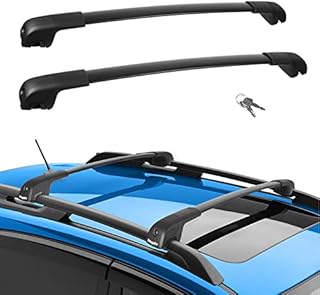 BougeRV Car Roof Rack Cross Bars for 2014-2022 Subaru Forester with Lock, Aluminum Cross Bar for Rooftop Cargo Carrier Luggage Kayak Canoe Bike Snowboard