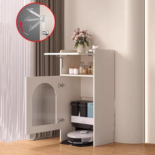 Mesa lateral de sofá con espacio para máquina barredora 5