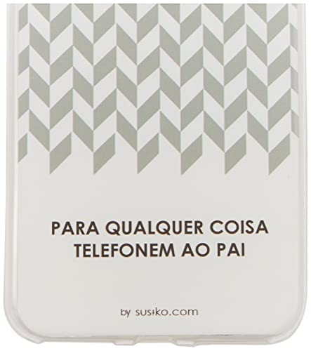 Susiko Llamad a Dad Case for iPhone 7 and 8 Plus in Portuguese, white nand light grey - Image 3