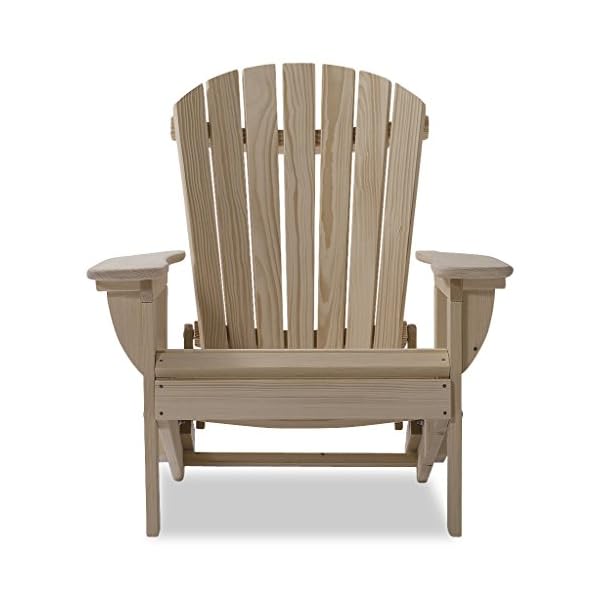 Adirondack Gartenstuhl aus Fichte mit Fußstütze